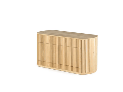 Transformer Round Sideboard - Panel Storage